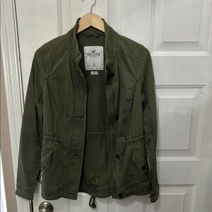 Hollister Olive Green Utility Jacket